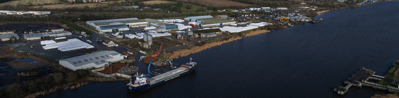 NitroFert production facility from the air